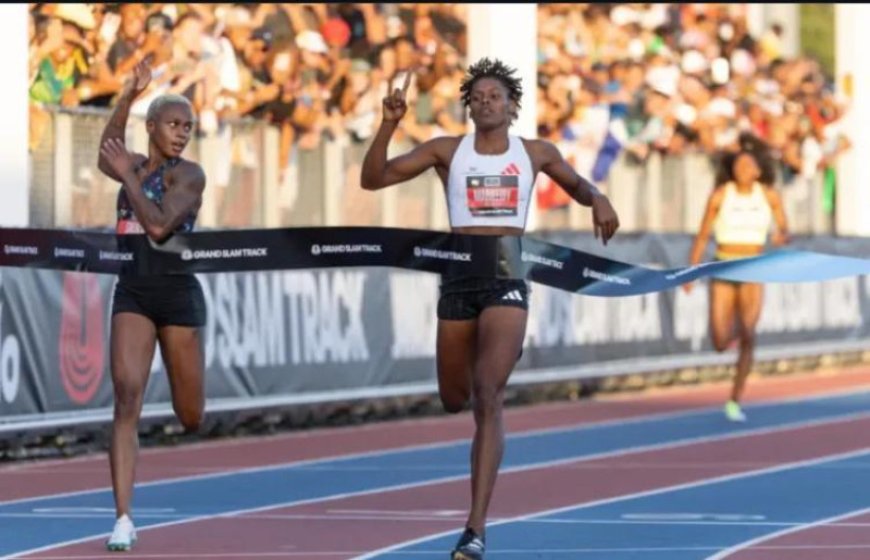 Marileidy Paulino corre este sábado en el Grand Slam Track