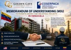 Golden gate investment corp. and coserpaca sign memorandum of understanding to promote energy and industrial projects in venezuela